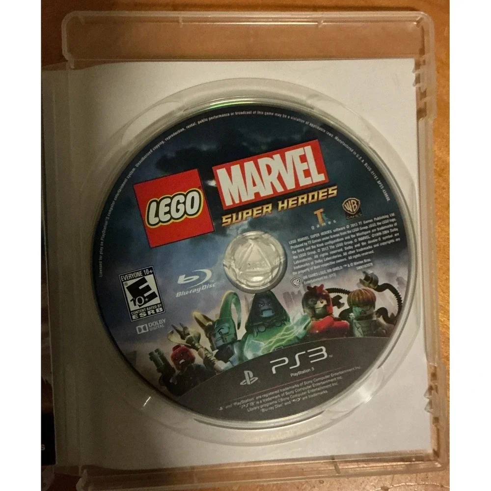 Lego Marvel Super Heroes Sony‎ PlayStation 3 PS3 Video Game with Manual